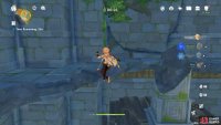 Jump on to the ledge