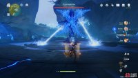 Sprint towards the beam and dodge towards the boss just as the beam approaches you