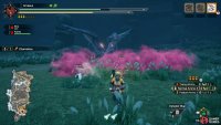 blasting the mist forward with its wings.