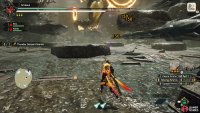 wait for Narwa to get near to it, and interact with the lever to send out several spikes from the wall.