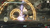 whilst also having a purple lightning bolt coming out at the same time which can strike you.