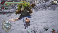 Tetranadon will raise its forelegs