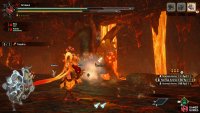 Teostra will lean forward slightly with wings curved