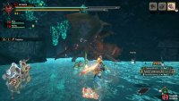 Teostra will walk towards you, wings up high
