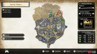 Head to the green dots 