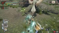 While switching to axe mode, so you can get axe-swinging straight away.