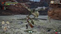 Rathian lunges forward.
