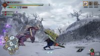 Magnamalo stands up and then turns its body.