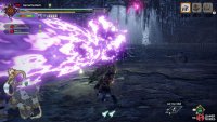 Then launches a blast of hellfire forward.