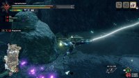 …Press ZL and B to avoid the hellfire explosion below! 