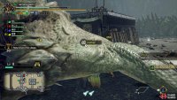 Once Rathian has fallen, you’ve got 60 seconds to carve from it and grab any dropped materials.