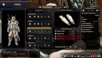 Barioth Vambraces require 2 Meaty Hide.