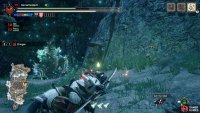 Zinogre twirls its head to beckon lightning.