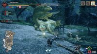 Zinogre right before it somersaults forward.