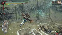When Almudron is half-buried, it can dive down and create a whirlpool of mud.