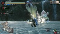 It’ll then jump diagonally forward and, after that, slam its tail down from the side.
