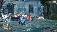 Mizutsune spins on the spot multiple times.