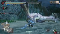 It’ll then jump forward, slamming its foreleg down.