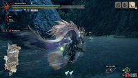 Mizutsune shakes its body while in a pouncing position, usually facing away from you.