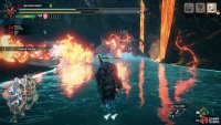 And then shoot another flamethrower back to the initial side.