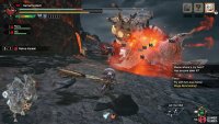 Rakna-Kadaki performs the Proximity Flames attack while shaking its body more than usual.