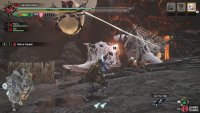 Sorry for the potentially horrifying picture. Rakna ejects a single Rachnoid, string attached.