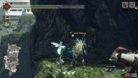 From the second great wirebug, run left, sideways across the cliff.