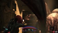 The fight with the Thorian involves you hunting down and shooting various nodes,