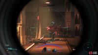 If the enemies in the garage are reluctant to close the distance, encourage them to do so with a few taps from your sniper rifle.