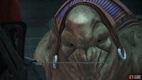 then talk to the survivors, including an elcor merchant.