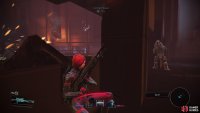 If you need cover, you can use the arcades on the flanks of the Council Chambers.