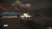 While you can’t enter the Refinery from the front, you can take down some turrets for easy XP.