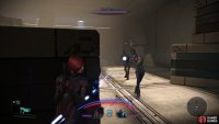 You’ll be attacked by some indoctrinated salarians in the warehouse,