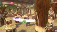 Shake the Wiimote and Nunchuck together for a spin attack.