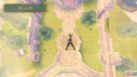 Link enjoying a moment of sky-diving.