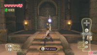 Hold the sword skywards to charge a Skyward Strike.