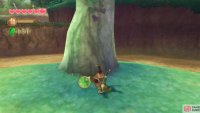 To finish off, ram into the tree with a well-timed roll.