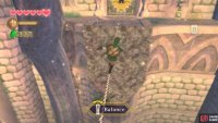 Wobble the rope to send the Bokoblins into the abyss.