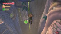 You’ll need to swing across two vines to reach this final chest.