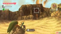 Shoot the Bokoblin to make them drop their boulder.