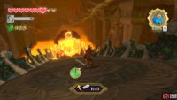 After it’s knocked down, throw or roll a bomb into Scaldera’s sucking mouth.