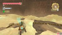 While avoiding the hidden spikes, look for this switch to open the door.