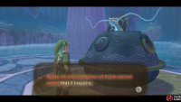 Faron tests Link by asking for some Sacred Water.