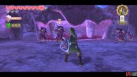 Spin attack to knock these ugly mugs over, then use a Fatal Blow.