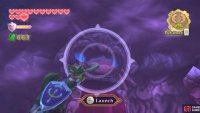 Launch the Beetle into either of the eye sockets to find a hidden switch.