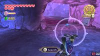Go around and shoot the Beetle at the bomb flower, the carry it right.
