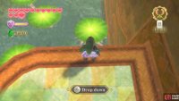 Jump down and flip this lilypad upside down.