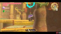 Besides whipping foes and pulling levers, you can use the whip as a make-shift swinging rope.