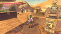 When you arrive at this bird statue, the trial gate is within walking distance.