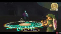 Take out your harp and play it while Z-targeting the correct spot.